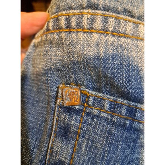 OMAVI NEW! DEADSTOCK! VINTAGE 90'S Delux Fit Baggy Jeans Size 36 Medium Wash - Picture 11 of 12